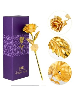 Златна роза 24к в кутия